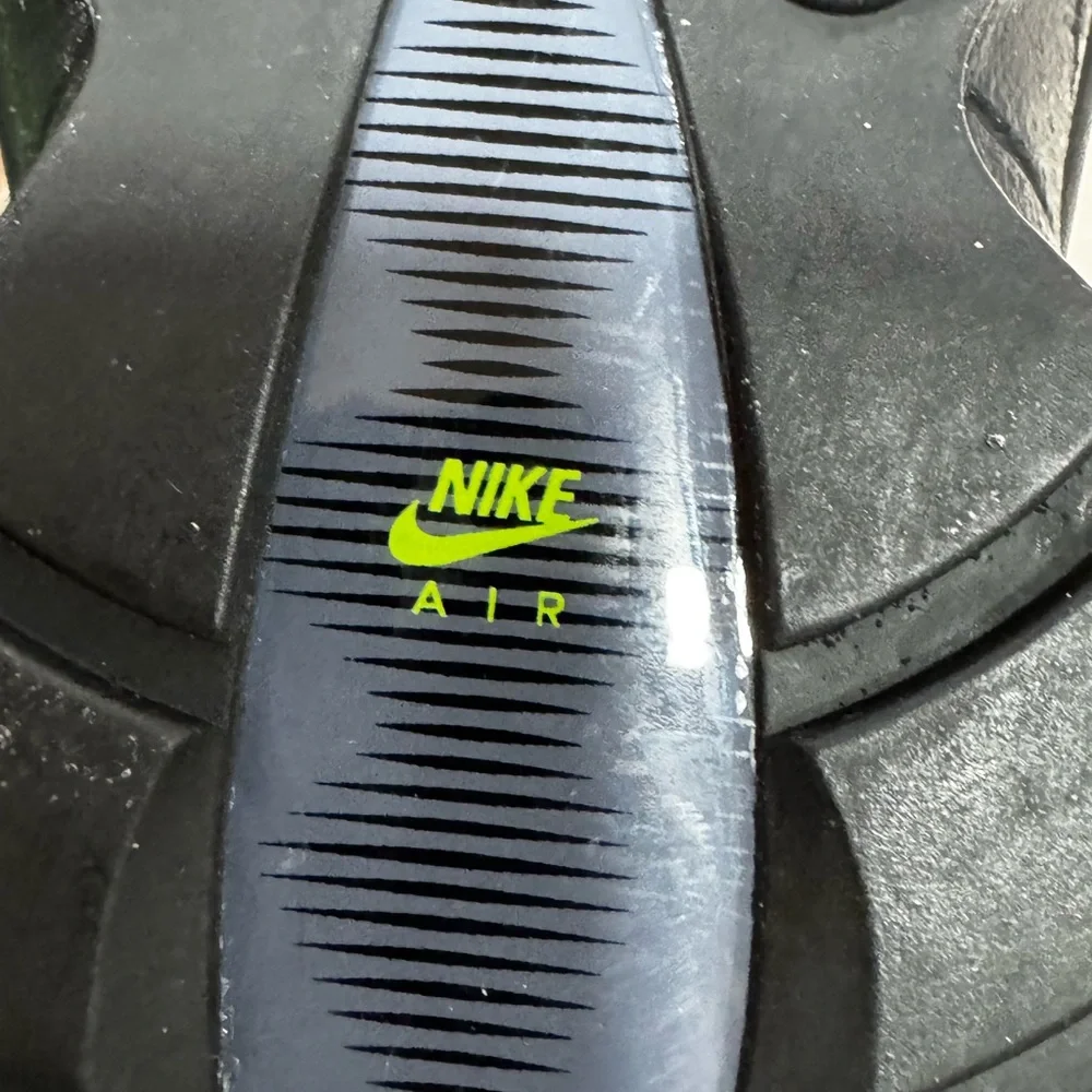 Nike Kids Air Max Sneakers Gray and Neon Yellow